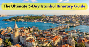 Istanbul skyline panoramic view sunset Galata Tower Sultanahmet Bosphorus