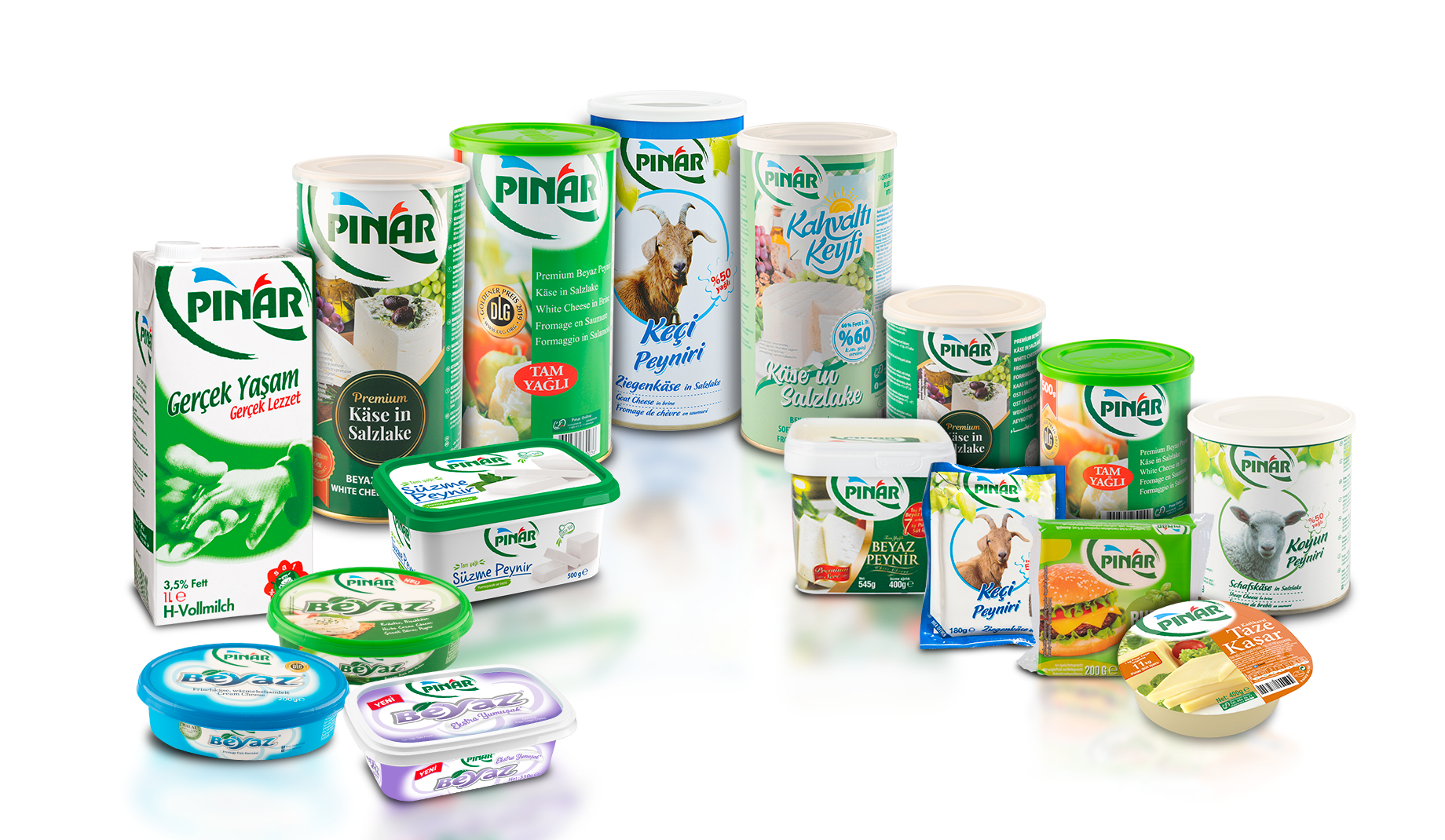 Pınar is one of the most reliable dairy product producers.