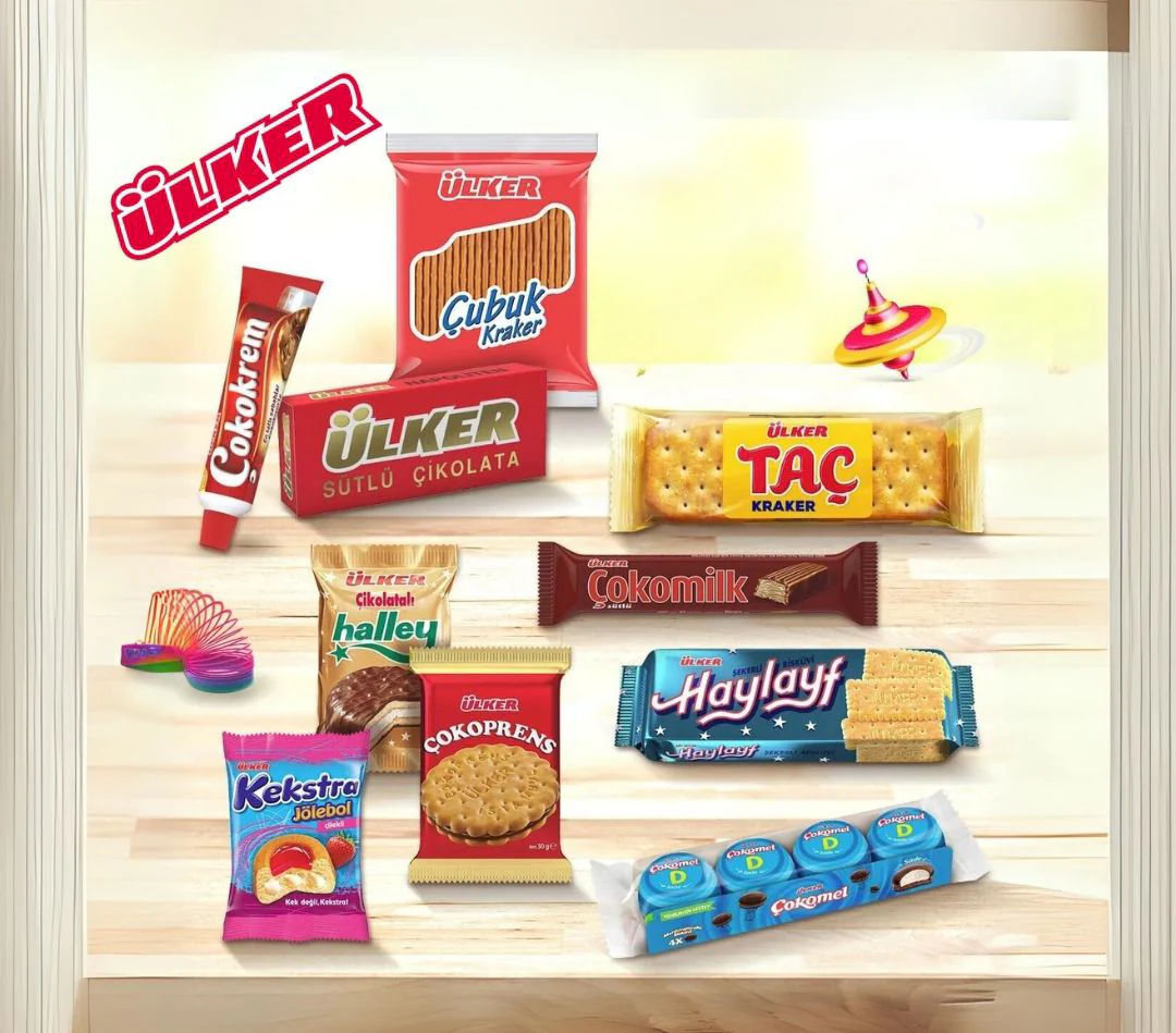 Ülker is one of Türkiye's best-known food brands. It has hundreds of different products, from snacks to dairy products!